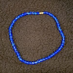 Blue necklace / choker